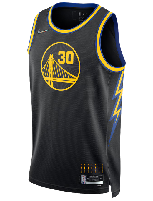 Golden State Warriors 75 Anniversary – Curry I Black Jersey