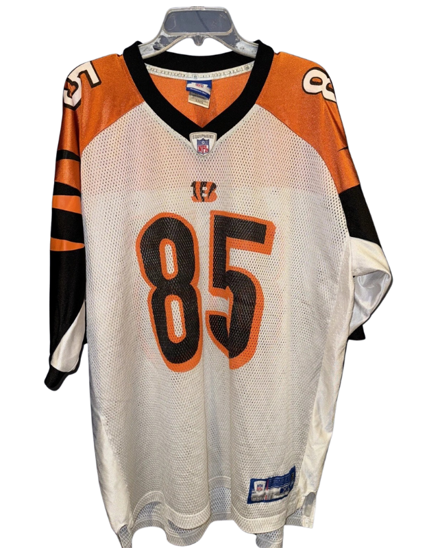 Cincinnati Bengals Black Retro #85 OchoCinco Torcida FC
