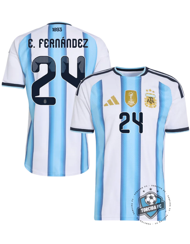 Argentina World Cup 2026 I Home Enzo Fernández #24 Adidas