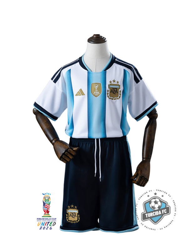 Argentina World Cup 2026 Home Kids Version