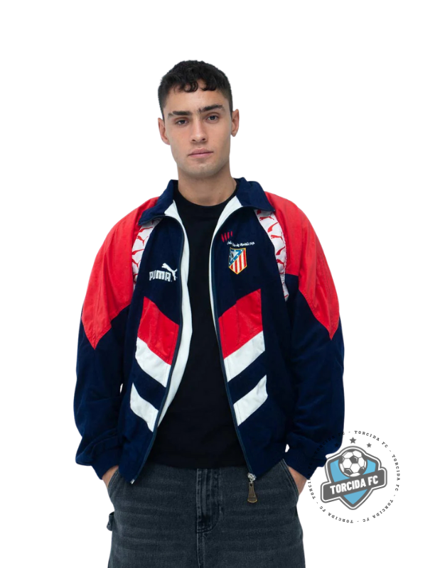 Atlético de Madrid | Jacket 95/96 Navy Red White Retro