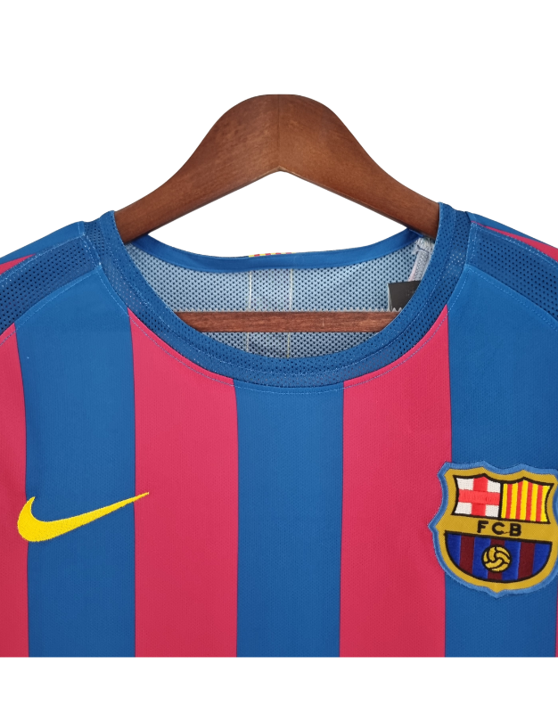 Barcelona Home Jersey Long Sleeve 05/06 - Retro Version – Torcida FC