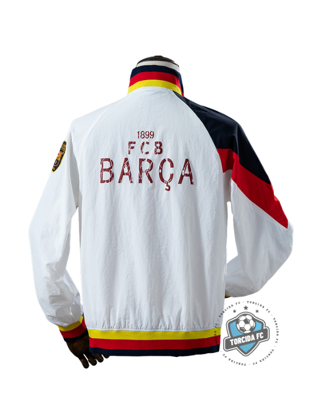 Barcelona | Jacket White Red yellow Black