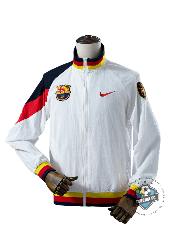 Barcelona | Jacket White Red yellow Black