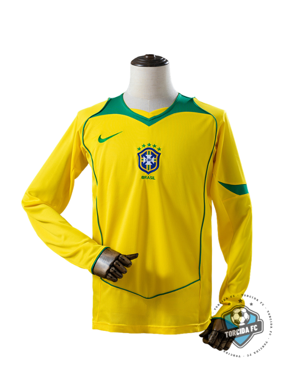 Brasil 2004 I Home Total 90 Retro long sleeve
