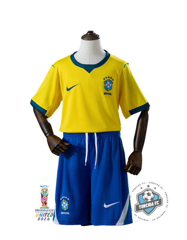 Brasil World Cup 2026 I Home Kids Version