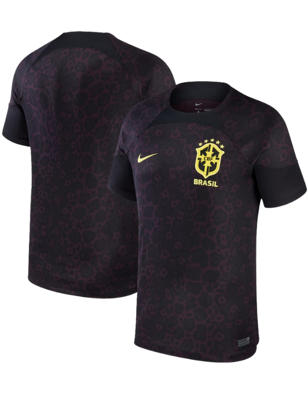 Brazil Goalkeeper Jersey 22/23 Black