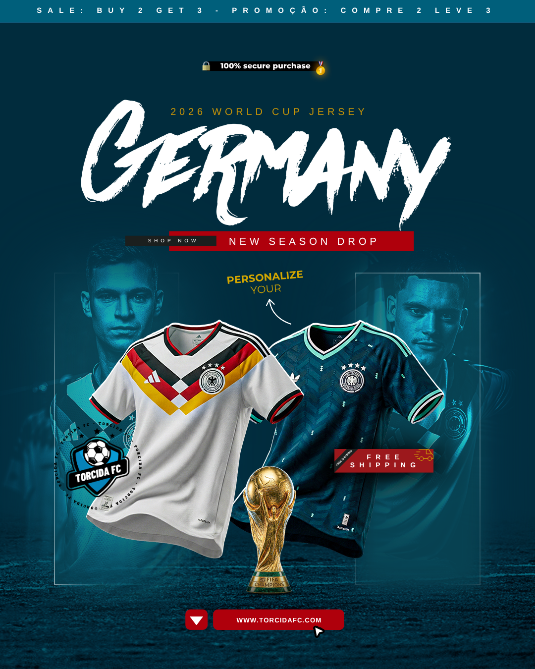 Germany World Cup 2026 Away Long sleeve Adidas