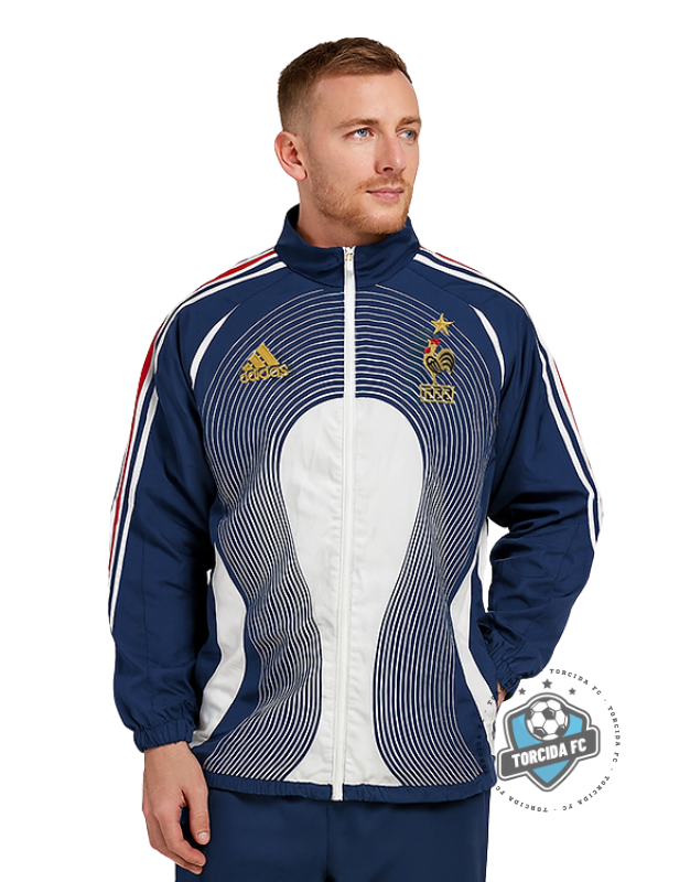 France | Jacket Blue White Red 05/06 Retro Adidas