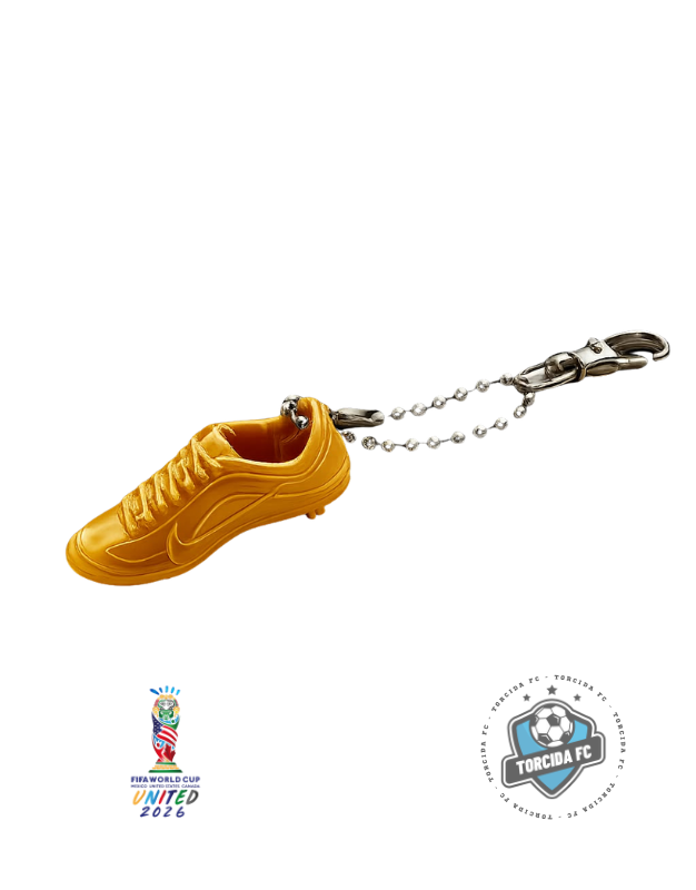 Golden Football Boot Keychain – Soccer Cleat Collector Edition Torcida FC