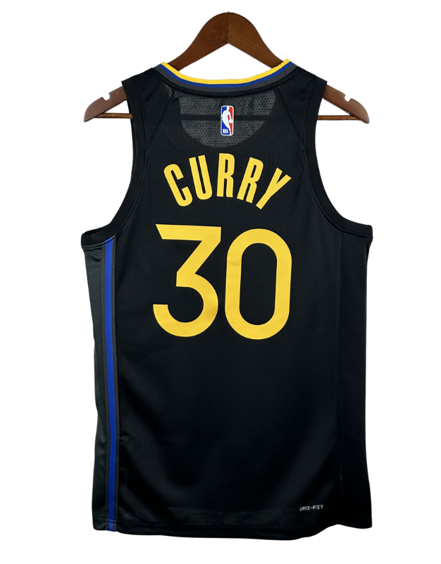 Golden State Warriors 24/25 – Curry I Black NBA Jersey Torcida FC