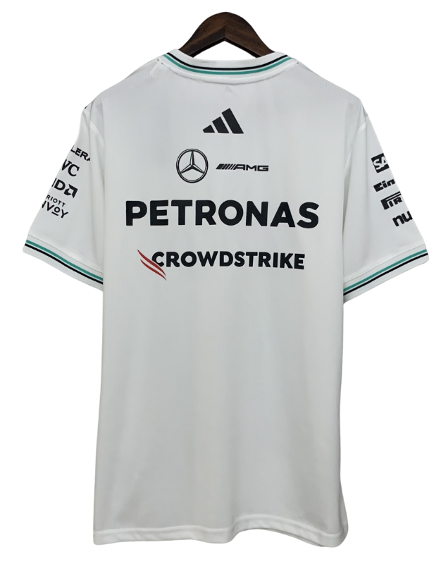 Mercedes AMG Petronas F1 Jersey 2025 White Torcida FC