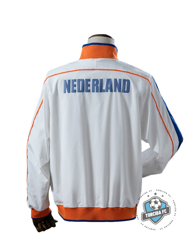 Netherlands | Jacket Off-White Orange Blue