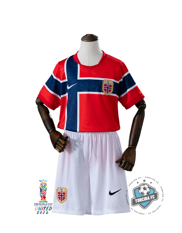 Norway World Cup 2026 Home Kids Version Nike