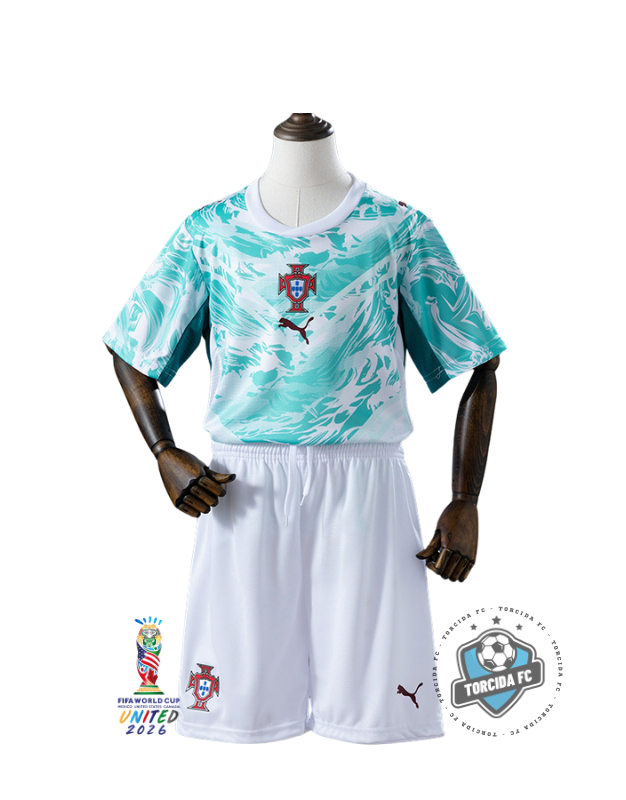 Portugal World Cup 2026 Away Kids Version