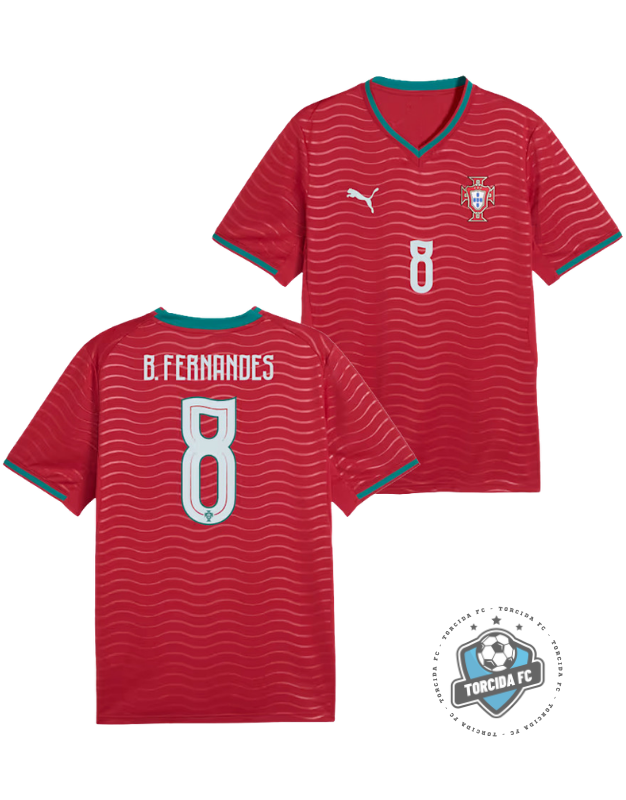 Portugal World Cup 2026 Home Bruno Fernandes #8 Puma