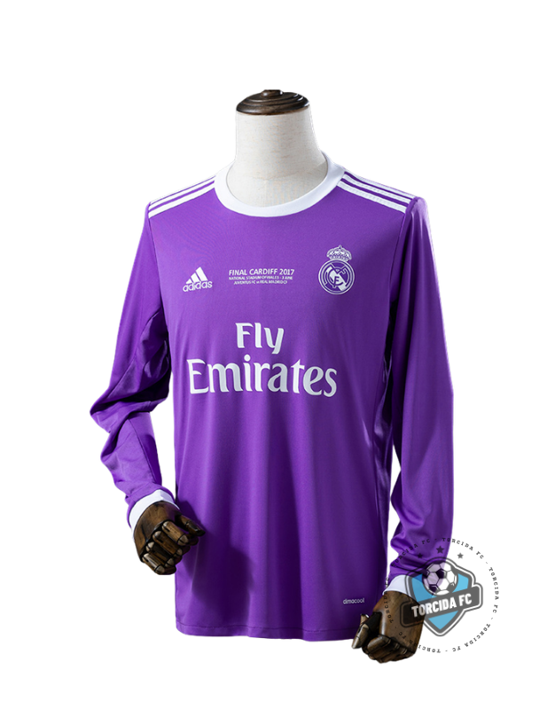 Real Madrid 16/17 I Away Retro Version Long Sleeve Adidas