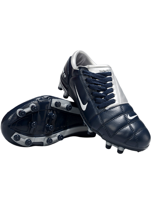 Soccer Cleats Total 90 III FG Navy/Silver/White