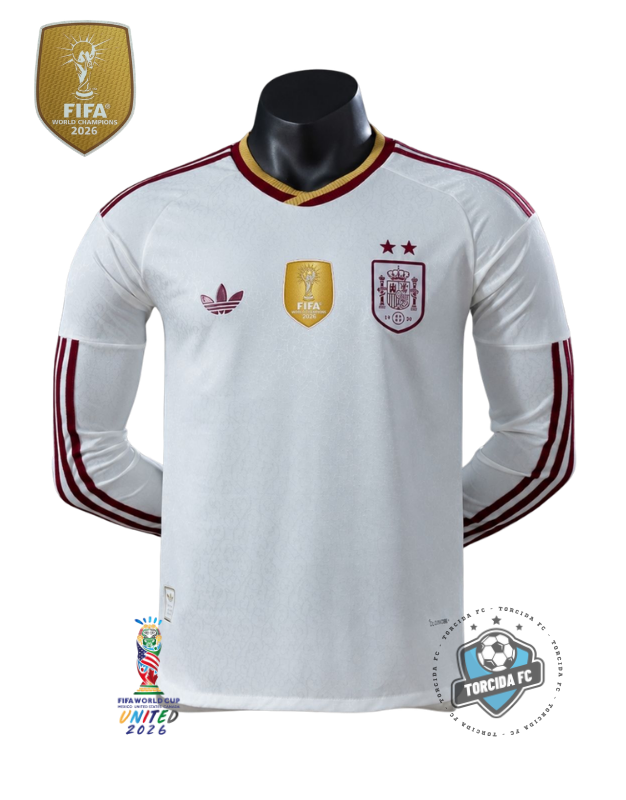 Spain World Cup 2026 Away Champions Long sleeve Adidas