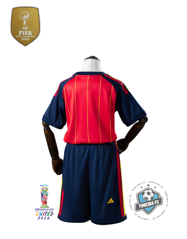 Spain World Cup 2026 Home Champions Kids Version Torcida FC