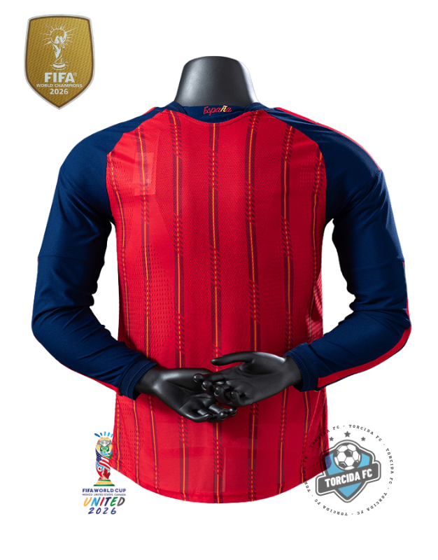 Spain World Cup 2026 Home Champions Long sleeve Adidas