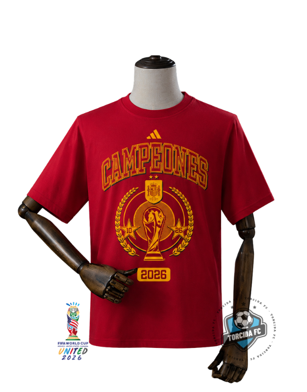 Spain World Cup 2026 I Campeones Tee Red Adidas