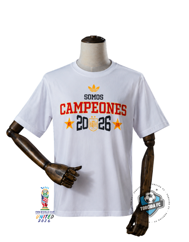 Spain World Cup 2026 I Somos Campeones Tee White Adidas