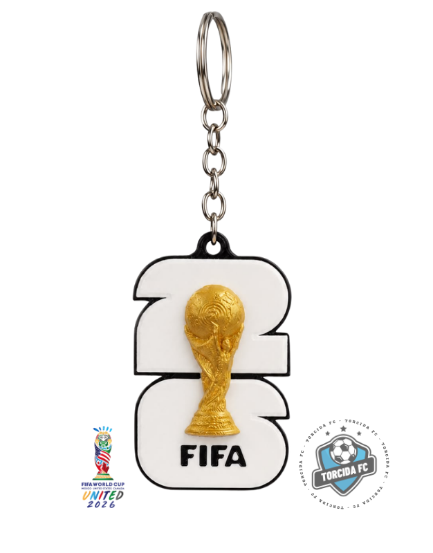World Cup 2026 Trophy Keychain – Football Fan Collectible Torcida FC