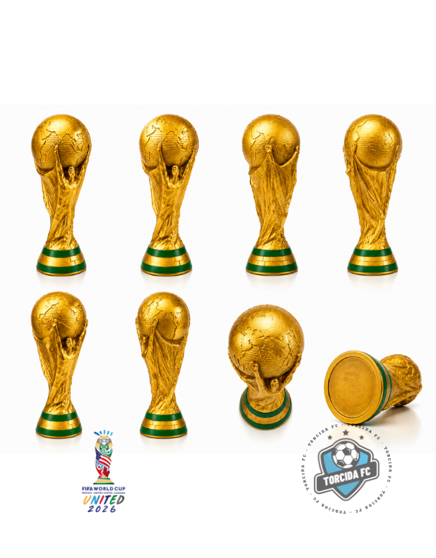 World Cup Trophy Replica 21cm – Decorative Football Champion Cup Torcida FC