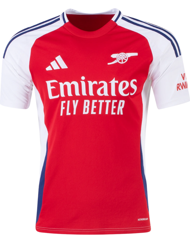 camisa-Arsenal-vermelho-branco-premierleague-home-i-Gunners-england-inglaterra-Ødegaard-Jorginho-camisadetime-henry-adidas-torcedor-jogador-24-25