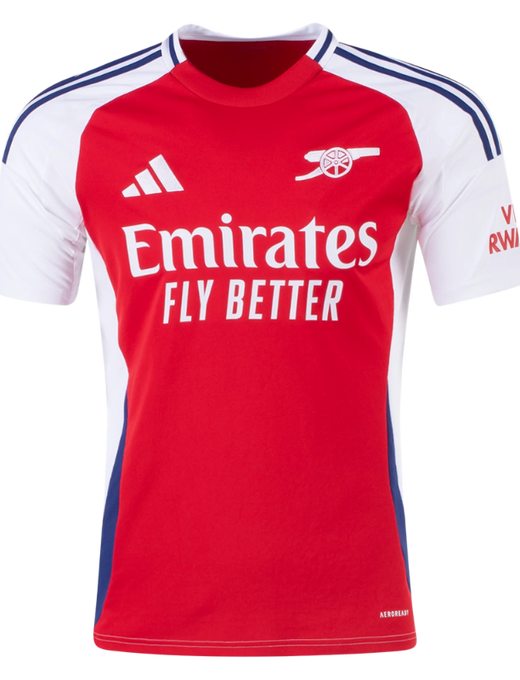 camisa-Arsenal-vermelho-branco-premierleague-home-i-Gunners-england-inglaterra-Ødegaard-Jorginho-camisadetime-henry-adidas-torcedor-jogador-24-25