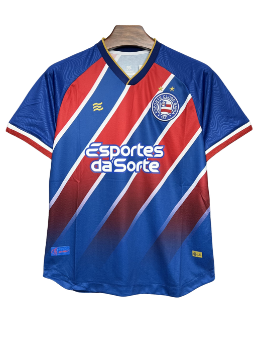 camisa-Bahia-esquadraodeaco-FonteNova-home-i-azul-vermelho-branco-rogerioceni-Esquadrao-torcedor-jogador-24-25-3