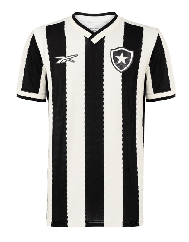 camisa-Botafogo-fogao-estrelasolitaria-home-i-preto-branco-igorjesus-maracana-niltonsantos-rj-rebook-torcedor-jogador-24-25