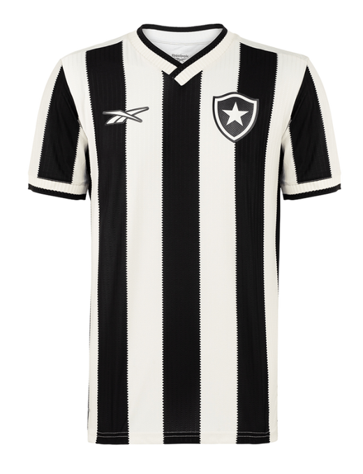 camisa-Botafogo-fogao-estrelasolitaria-home-i-preto-branco-igorjesus-maracana-niltonsantos-rj-rebook-torcedor-jogador-24-25