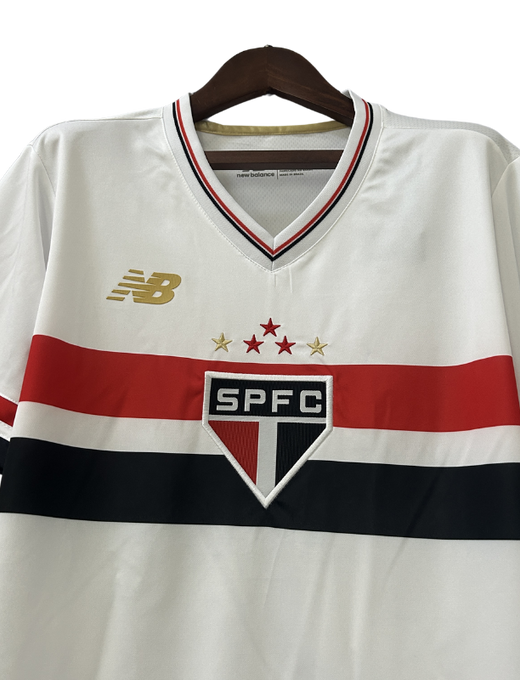 camisa-São Paulo-SãoPaulo-SaoPaulo-SãoPaulo-home-i-branco-preto-vermelho-tricolor-lucas-oscar-calleri-newbalance-torcedor-jogador-25-26-2