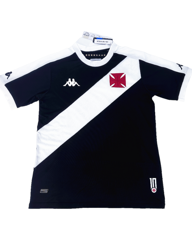 camisa-VascodaGama-Vasco-RobertoDinamite-home-i-preto-branco-payet-coutinho-phelipecoutinho-SaoJanuario-maracana-rj-kappa-torcedor-jogador-24-25-1