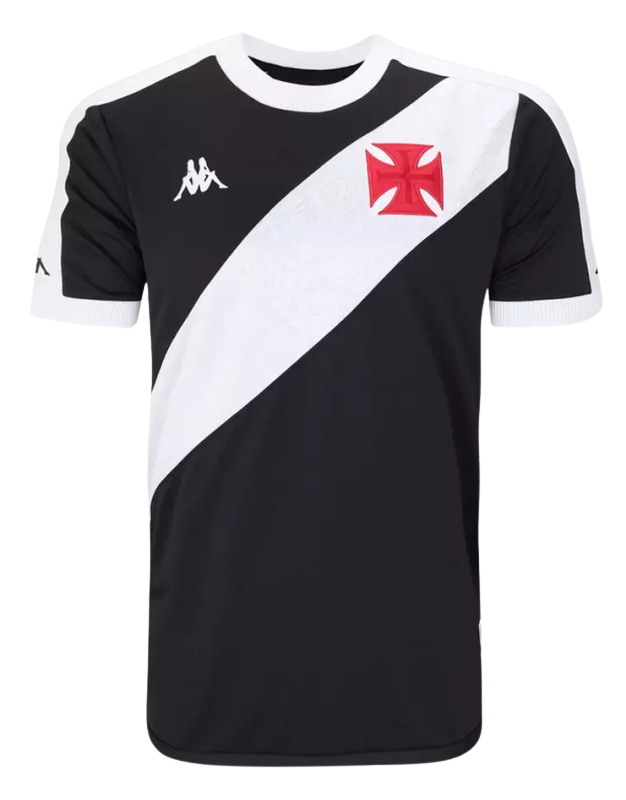 camisa-VascodaGama-Vasco-RobertoDinamite-home-i-preto-branco-payet-coutinho-phelipecoutinho-SaoJanuario-maracana-rj-kappa-torcedor-jogador-24-25